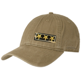 Rang Sterren Strijk Embleem Patch Camouflage o peen beige cap