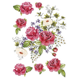 Rozen Boeket Full Color Strijk Applicatie