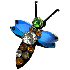 Vlieg Insect Strass Op Naai Fashion Part