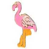 Flamingo Emaille Pin Lichtroze