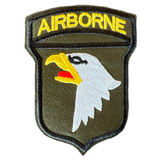 Airborne Luchtmacht Tekst Strijk Embleem Patch