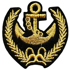 Anker Marine Embleem Strijk Patch