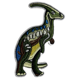 Dinosaurus Parasaurolophus Strijk Embleem Patch