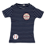 Baseball Team Tekst Strijk Embleem Patch op een t-shirtje