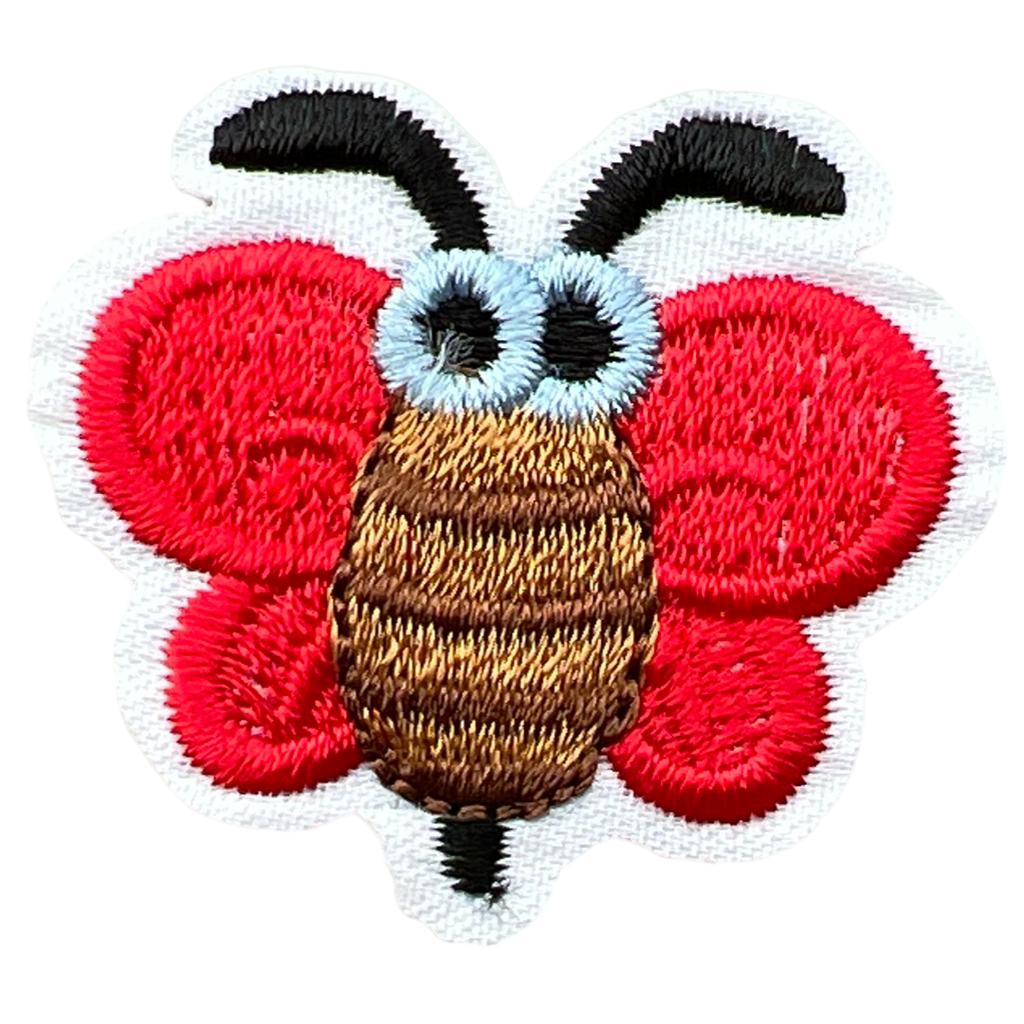 Bij Bijen Bijtje Strijk Embleem Patch Rood