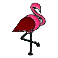 Flamingo Op Een Poot Emaille Pin