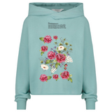 Rozen Boeket Full Color Strijk Applicatie op een sweater