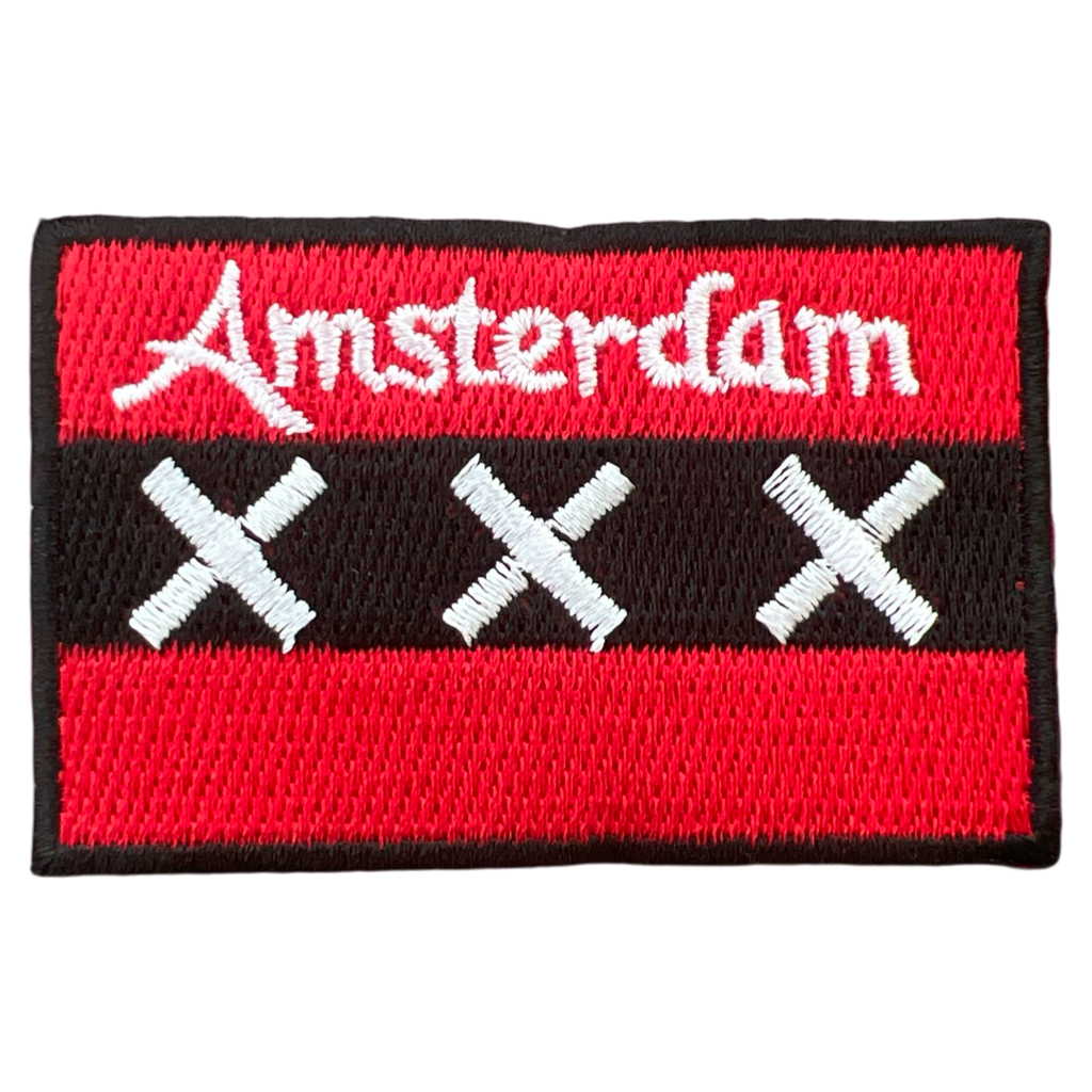 Amsterdam Tekst Vlag Wapen Strijk Embleem Patch