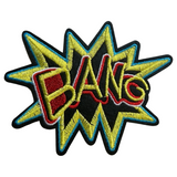 Bang Comic Style Tekst Strijk Embleem Patc