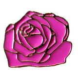  Roos Emaille Pin RozeRoos Emaille Pin Rose Lila Rose