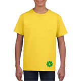 Madelief Bloemetje Strijk Embleem Patch Groen o peen geel t-shirt