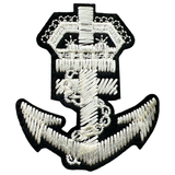 Anker Marine Navy Embleem Strijk Patch