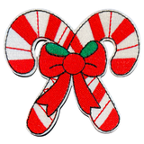 Kerst Candy Cane Zuurstok Strijk Embleem Patch