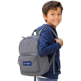 Nasa Tekst Embleem Strijk Patch Blauw Wit