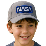 Nasa Tekst Embleem Strijk Patch Blauw Wit