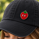 Aardbei Tomaat Ogen Emaille Pin