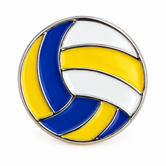 Volleybal Emaille Pin