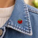 Tomaat Emaille Pin