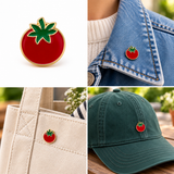 Tomaat Emaille Pin
