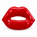 Mond Emaille Pin Rood
