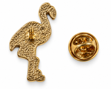 Flamingo Emaille Pin Lichtroze