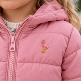 Flamingo Emaille Pin Lichtroze