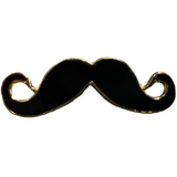 Snor Krulsnor Moustache Emaille Pin