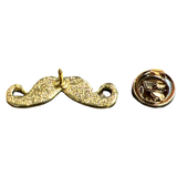 Achterzijde van de Snor Krulsnor Moustache Emaille Pin 