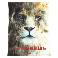 Leeuw Leeuwen Find The Fighter In You Strijk Applicatie