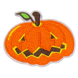 Pompoen Halloween Strijk Embleem Patch