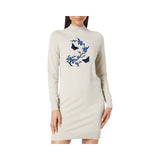 Bloesem Bloemen Vlinder Strijk Embleem Patch Set Blauw