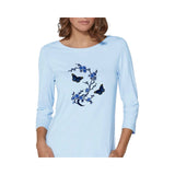 Bloesem Bloemen Vlinder Strijk Embleem Patch Set Blauw