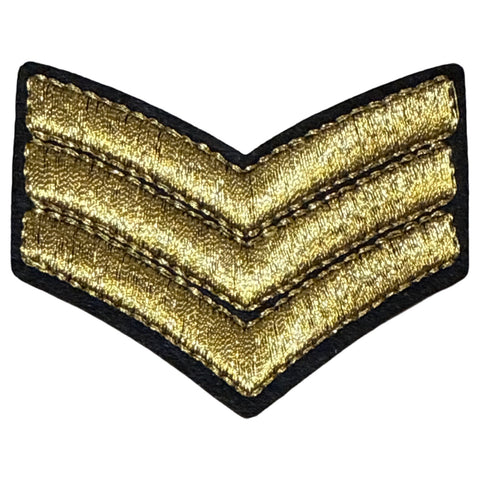 Rangstrepen Military Strijkpatch – Iron-On Emblem