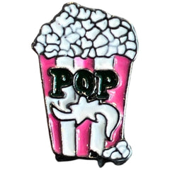 Popcorn Bakje Pop Tekst Emaille Pin