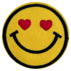 Emoji Smiley Strijk embleem Patch Liefde