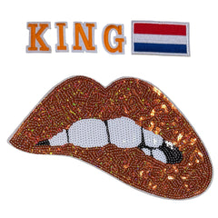 King Koningsdag Strijk Patch Set