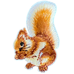 Eekhoorn Strijk Embleem Patch