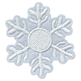 Sneeuwster Sneeuwvlok IJskristal Strijk Embleem Patch