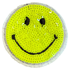 Smiley Strijkpatch Twinkle Pailletten Opstrijkbaar
