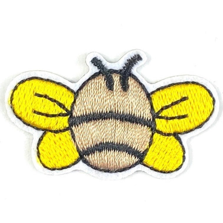 Schattige geborduurde bijenpatch – bee iron-on embleem