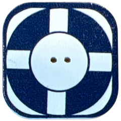 Boei Opnaai Knoop – Nautical Button