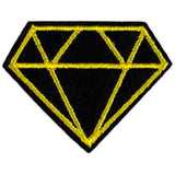 Geborduurde strijkpatch in de vorm van een diamant – iron-on emblem