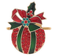 Kerstbal Servet / Sjaal Ring