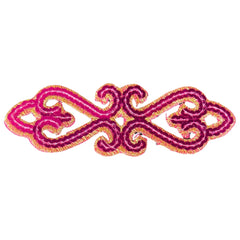 Tribal Paillette Roze Cosplay Sequins Strijk Embleem Patch