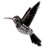 Broche Sierspeld Kolibrie Vogel Zwart