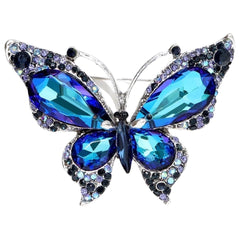 Broche Sierspeld Vlinder Zilver