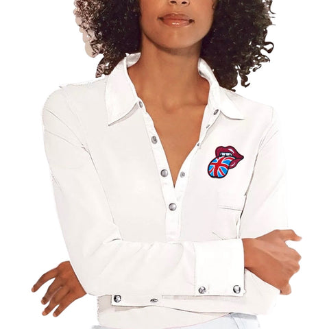 Sprankelende tops voor dames, 3/4 mouwen, pailletten Sprankelende tops voor dames, 3/4 mouwen, pailletten