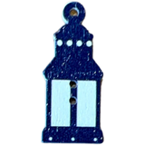 Houten opnaai knoop in lantaarn vorm – nautical button