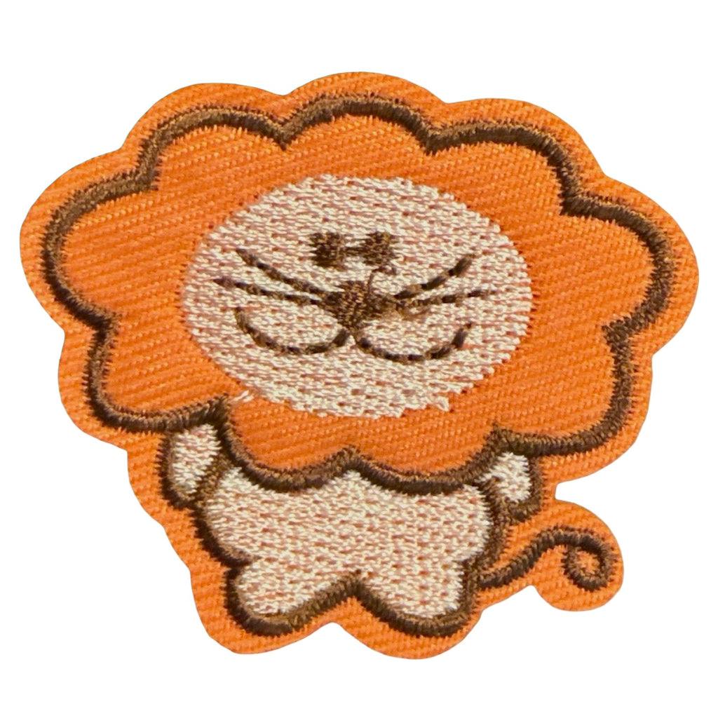 Cartoon leeuw patch voor kleding en accessoires iron on