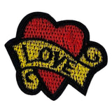 Vintage tattoo stijl love patch – heart iron-on embleem